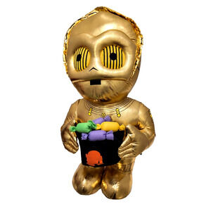Gemmy Star Wars C-3PO Jumbo 22" Gold Plush Lucasfilm Halloween